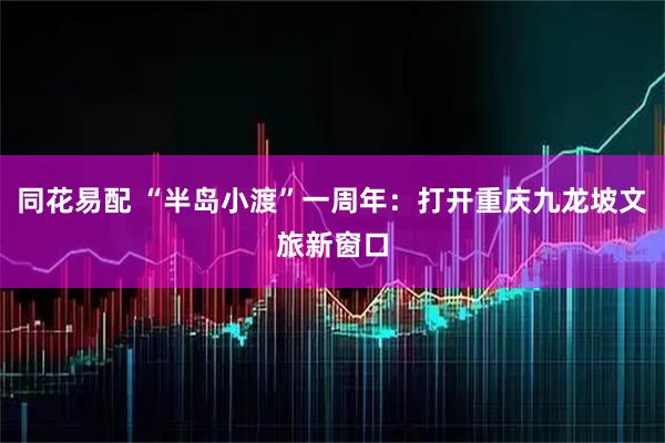 同花易配 “半岛小渡”一周年：打开重庆九龙坡文旅新窗口